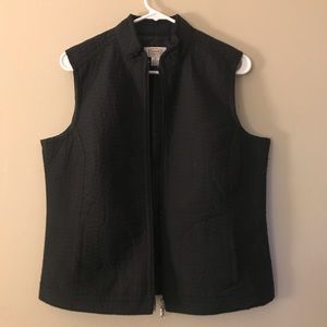🎊HOST PICK🎊 NWOT Black Quilted Talbots Vest
